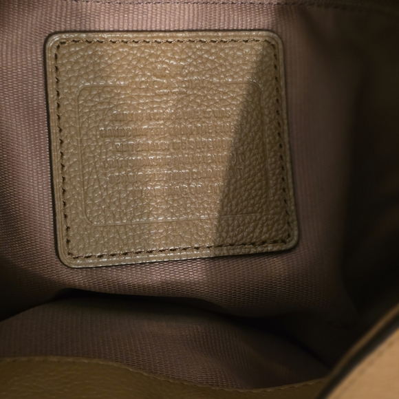 Coach Edie  Brown Leather Embossed Horse And Carriage Bag - Picture 6 of 15